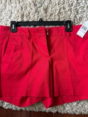 Nautica Women's Shorts Size 6 Cherry Red 5" inseam Casual Fit NWT
